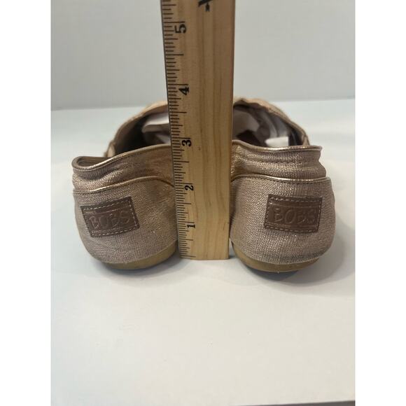 Toms Classic Alpargata Flat Gold Sparkle Canvas  Slip On Loafer Sz 7.5 - Picture 6 of 8